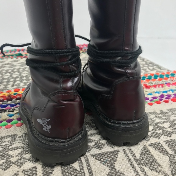 Vintage John Fluevog Angels 16 Eye Derby Boots - Picture 5 of 8
